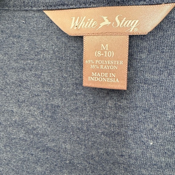 2 in 1 TOP & CARDIGAN. WHITE STAG LONG SLEEVE FLYAWAY TOP/TUNIC. EMBELLISHED NWT - Picture 6 of 15